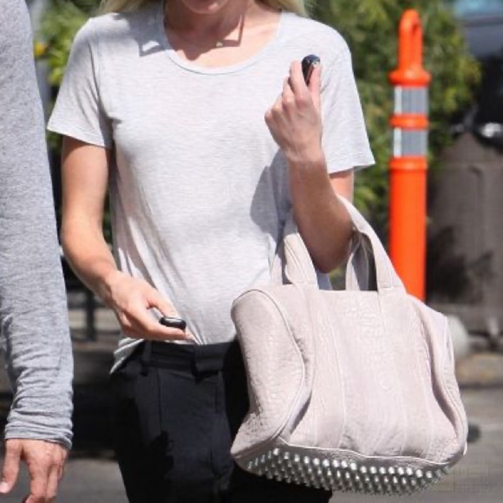 Alexander Wang Y2K Studded Rocco Bag in Latte Like New - Picture 12 of 13